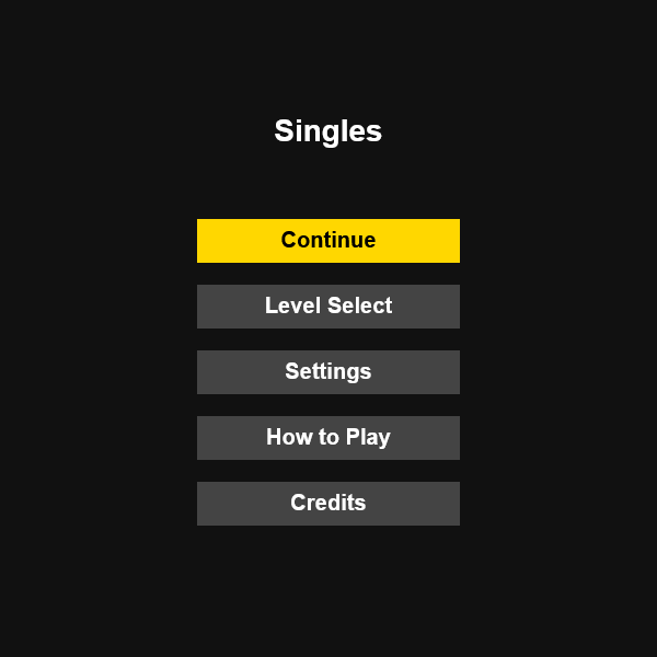 Singles screenshot