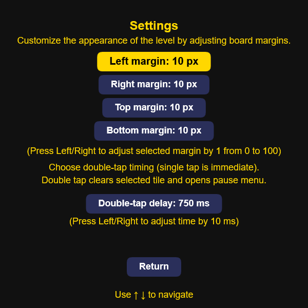Singles screenshot