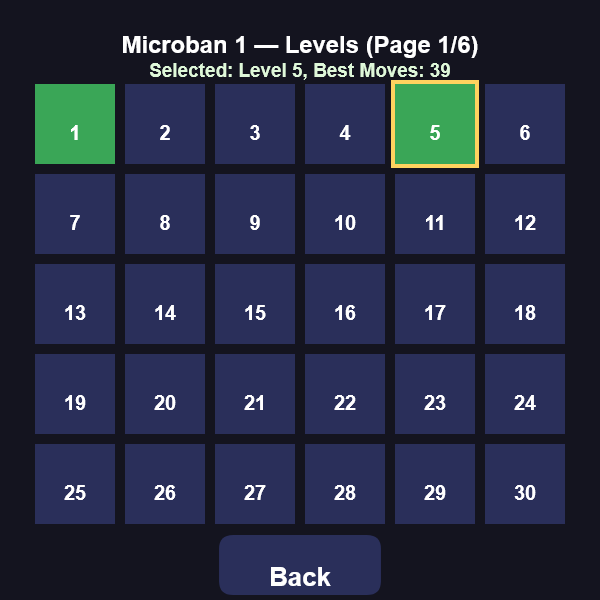 Sokoban screenshot
