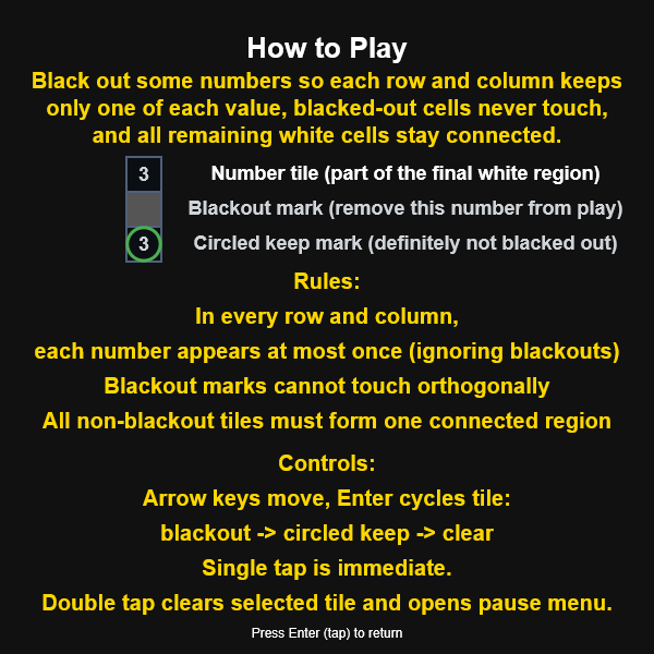 Singles screenshot